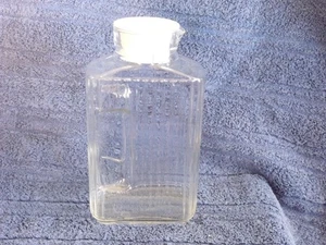 Vintage ARC France Ribbed Glass Pitcher With Lid 2 Qt Refrigerator Jug - Picture 1 of 10