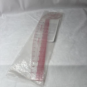Styling Design PLASTIC Ruler, 3 IN 1, Armhole, Hip Curve & Straight Ruler - Picture 1 of 6