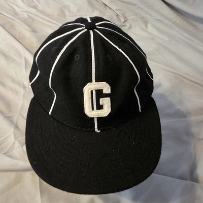 Gorra de béisbol Homestead Grays 1939 talla 8 100 % lana Ebbets Field Franelas Foto 1 de 2