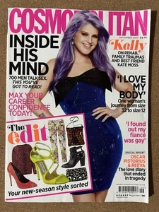 Cosmopolitan UK Magazine Kelly Osbourne September 2013 Vintage British Fashion - Picture 1 of 2