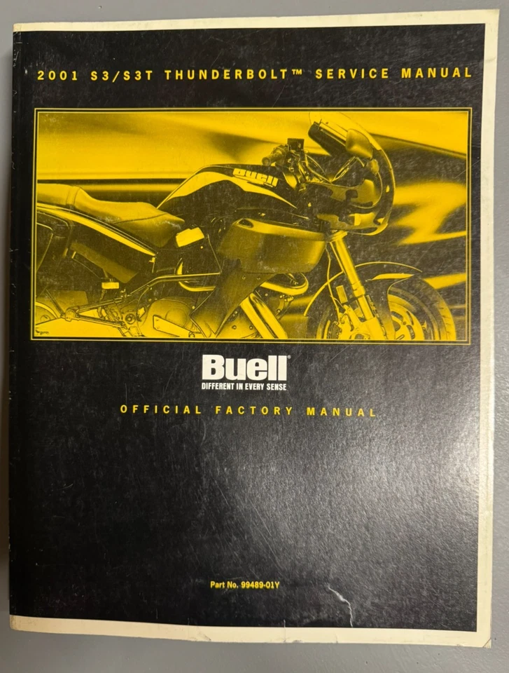 Buell Thunderbolt S3 S3T 2001 manual de servicio 99489-01Y Foto 1 de 3