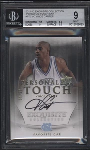 2011-12 UD Exquisite Collection Vince Carter Auto #01/30 BGS 9 Personal Touch - Bild 1 von 2