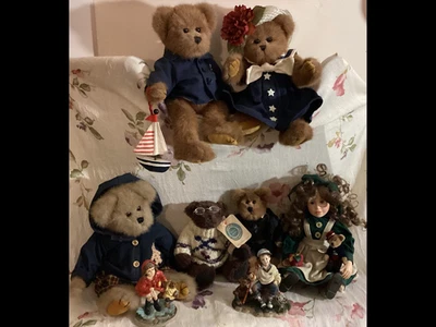 LOTE DE 8 OSOS BOYDES DIVERTIDO PARA COLECCIONISTA DE OSOS MÁS BOYDS 2 NIÑOS RESINA Foto 1 de 4