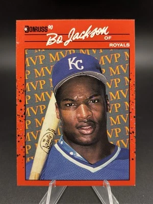1990 Donruss Bonus MVP #BC-1 Bo Jackson Kansas City Royals - Image 1 of 2
