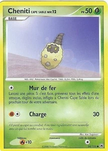 Carte Pokemon " CHENITI " Niveau 12 Aube Majestueuse PV 50 54/100 - Imagen 1 de 1