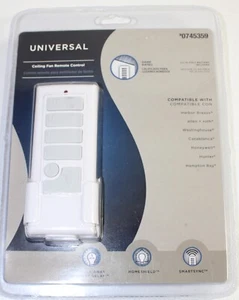 Harbor Breeze UNIVERSAL Ceiling Fan 3-Speed Fan Remote Control #0745359 White - Picture 1 of 6