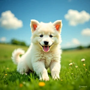 Digital AI Image Art Picture Desktop Wallpaper Background puppy Photo - Picture 1 of 1