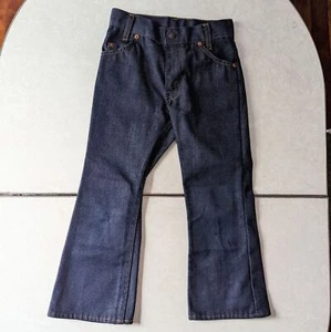 Vintage Children's Levi's Orange Tab Dark Wash 5-Pocket Jeans Size Juv. 7 - Picture 1 of 7