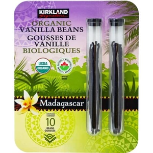 Kirkland Signature Bio Madagaskar Vanilleschoten, 10 Stück - Bild 1 von 4