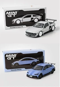 Hyundai N Vision 74 RN22e Diecast Mini Car 1:64 Scale Mini GT N Collection - Picture 1 of 16
