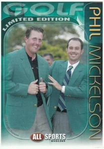 (5)x PHIL MICKELSON GOLF ALL SPORTS 1 OF 1750 ROOKIE CARDS RC MINT & RARE - Picture 1 of 2