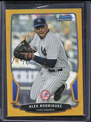 Bowman Chrome Alex Rodriguez #171 Gold Refractor 2013/50 Yankees  Foto 1 de 2