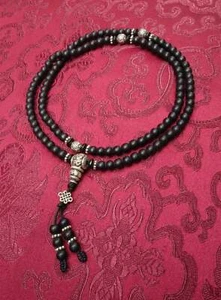 Unica E Bellissima Mala Di Shilajit Dall'Himalaya Con Mantra Per Amore Infinito - Imagen 1 de 4