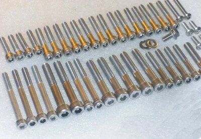 Yamaha XS360 XS400 1976-81 Engine & Cam Box 50pc Stainless Steel Allen Bolts kit - Image 1 of 4