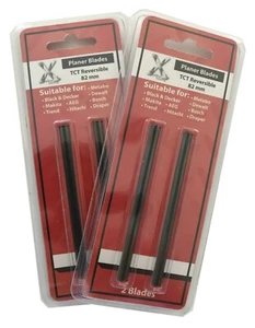 4 Pcs Bosch DeWalt Trend 82mm TCT Carbide Planer Blades Made By Xcalibur - Picture 1 of 9