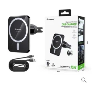 Esoulk 15W Magnetic Wireless Charger Air Vent Autohalterung | Schwarz - Bild 1 von 1