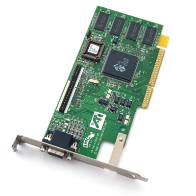 ATI 109-52800-00 AMC 3D Rage IIC AGP 8MB RAGE2C VGA Graphics Video Card - Image 1 of 4