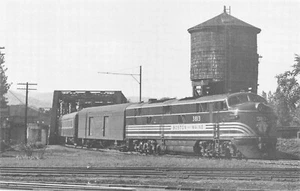 B&M Railroad Passenger Train No 3813 Crossing Connecticut River Vtg Postcard - Picture 1 of 2