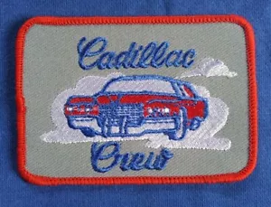 Old School ~ Cadillac Crew ~ Greaser Automobile Car Collectors Patch - Picture 1 of 4