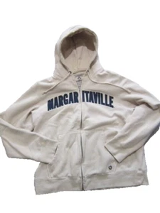 Margaritaville ~ Jimmy Buffet ~ Full Zip ~ Hoodie ~Gray ~ Unisex Sz L Ch = 48" - Picture 1 of 8