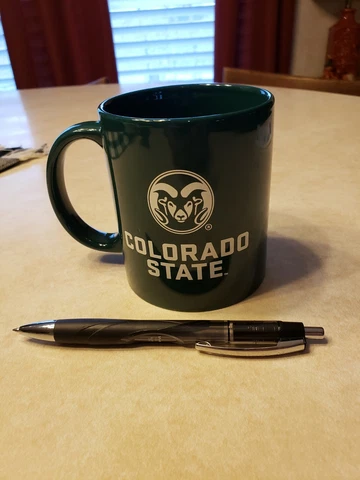 Colorado State Coffee Mug-NCAA Green and White Ceramic Mug Cover