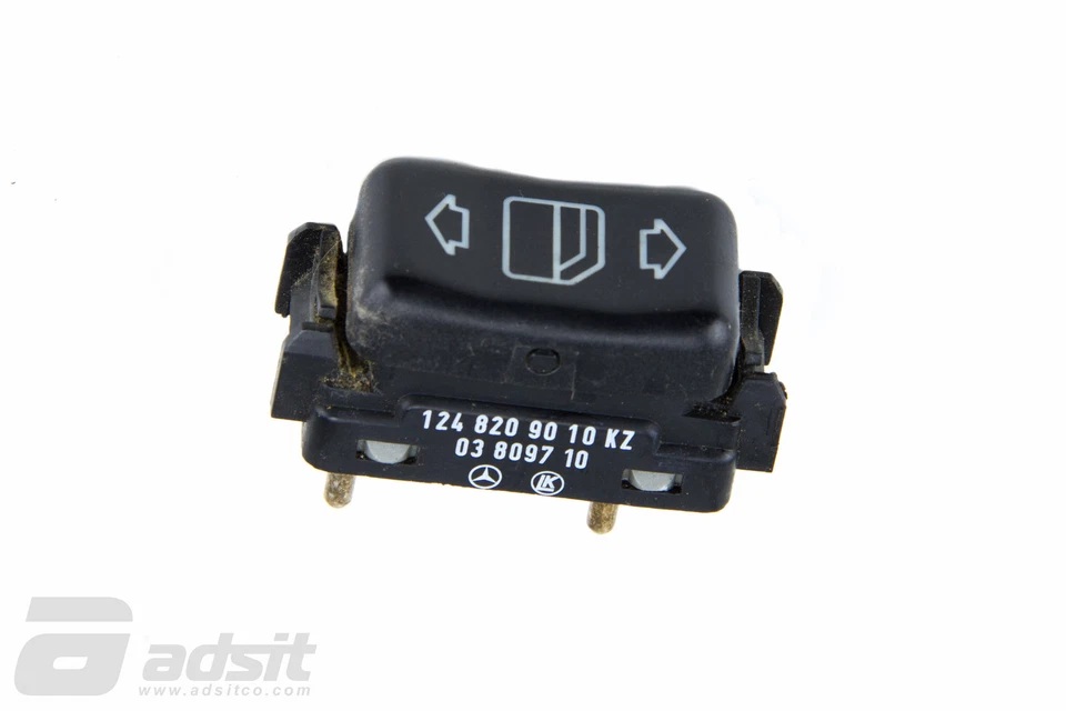 Interruptor de ventana delantera Mercedes-Benz 1986-1995 negro 1248209010 usado genuino Foto 1 de 1