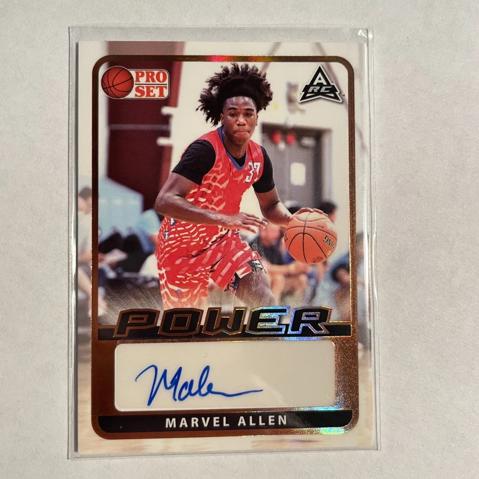 Marvel Allen 2022 Leaf Power Pro 套装签名新秀 RC — 第 1/1 张图片