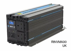 Anillo RINVMA30 Sinusoidal Modificado 12v 3000 vatios Inversor de Voltaje 230v Salida de CA - Imagen 1 de 4
