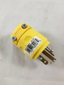 Leviton LEV520PV Spina Lama Dritta 520PV 20A 125V 3W Giallo - Foto 1 di 1