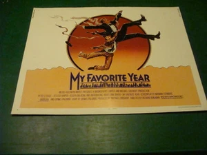 vintage Original 1/2 sheet poster: 1982 MY FAVORITE YEAR peter o'toole, harper - Picture 1 of 8