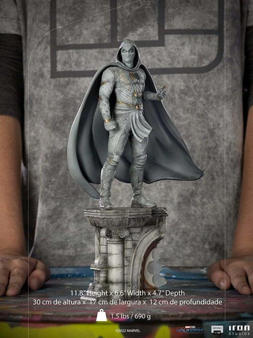 Iron Studios Moon Knight Art Scale 1/10 Resin Painted Limited Statue In Stock!! Cover