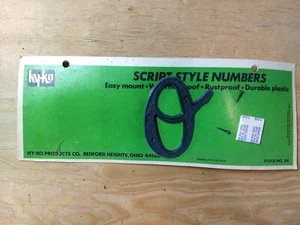 Vintage Mid Century Ky-Ko House Address Numbers Spell out letters zero 0 - Picture 1 of 1