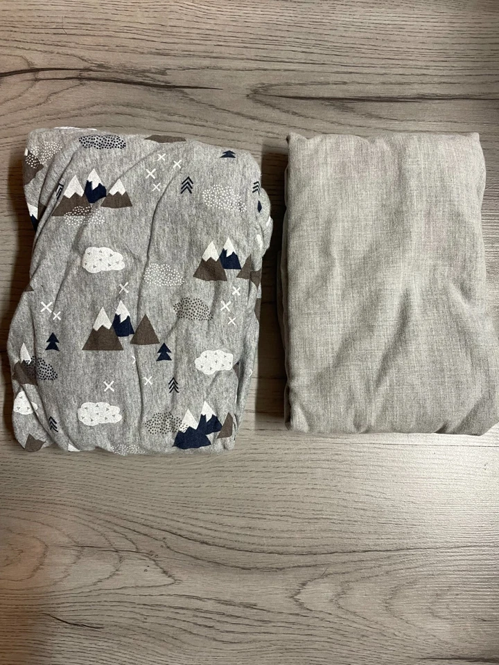 (2) Sábanas ajustables para cama/cuna para niños pequeños Foto 1 de 1