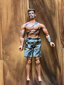 Figura de acción Mattel Max 1998 acero 12"" con pantalones cortos de camuflaje y pintura - Imagen 1 de 6