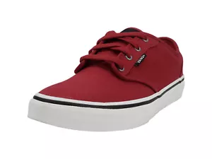 Vans Atwood Canvas Red Chili Pepper Shoes Little Kids Girl Boys Lace Up Sneakers - Picture 1 of 6