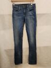 True Religion Jeans Womens 27 Low Rise Super Skinny Casey upBlue 27x33.   55