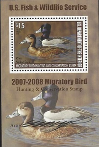 US Scott #RW74b MNH OG XF 15.00 2007 Souvenir Sheet Federal Duck Stamp CV 140.00 - Picture 1 of 2