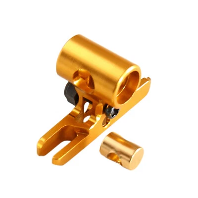 Buje de rotor de aluminio CNC - Hoja para helicóptero 200SRX RC (dorado) Foto 1 de 2