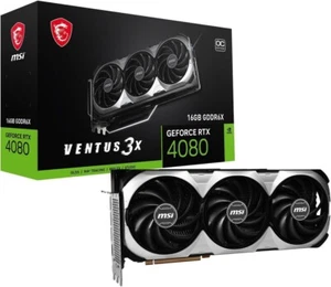 MSI GeForce RTX 4080 Ventus 3X OC 16GB GDDR6X Graphics Card - Picture 1 of 8