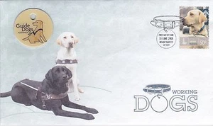 Australia Stamps 2008 Working Dogs Prestige FDC Guide Dog Badge 14262/15000 - Bild 1 von 1