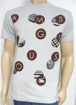 Ambiguous Photophobia Graphic Tee Pale Gray Crew T-Shirt New NWT Mens - Image 1 of 2