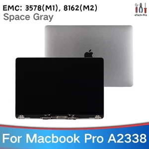 Conjunto de pantalla LCD de fabricante de equipos originales para Macbook Pro A2338 M1/M2 EMC 3578 8162 pantalla gris - Imagen 1 de 8