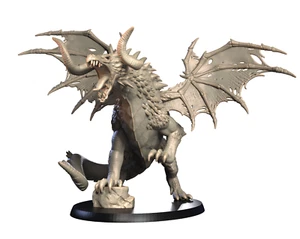 Dungeons & Dragons -HD Resin Print - Huge, Large, Gargantuan Dragon - Draconix - Picture 1 of 1