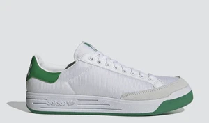 Men's Size 12.5 - adidas Rod Laver Cloud White/Green G99864 Tennis - Picture 1 of 6