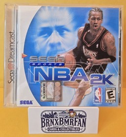 🔥 NBA 2K Basketball - Sega Dreamcast Sports (DC) Allen Iverson Cover 🔥 