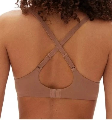 Sutiã Gap GapBody Feminino Everyday Essentials Camiseta Bronzeada Blush 36A - Imagem 1 de 4