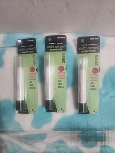 3 X HARD CANDY~Color Correct Expert Stick~Green All Skin Tones NEW - Picture 1 of 2