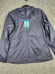 Columbia Women's Active Fit Omni-Tech Jacket Sz Medium Dark Nocturnal Navy NWT - Picture 1 of 17