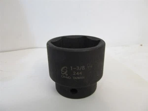Sunex 244, 1 3/8" Standard Impact Socket, 1/2" Drive, 6 Point - Foto 1 di 1