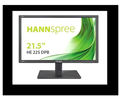 HannsG 54.6cm (21,5") HE225DPB 16:9 LED Monitor 5ms 1920x1080 Full HD 250 cd/m² - Bild 1 von 4